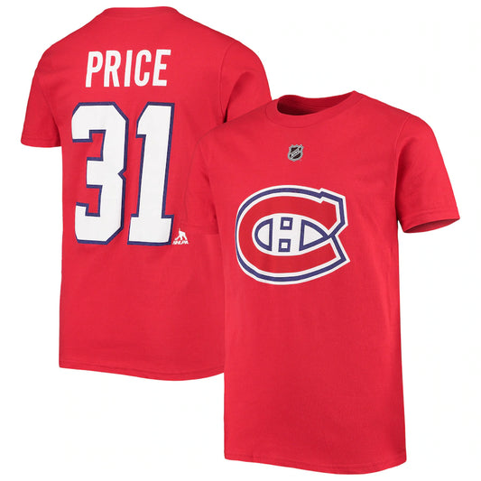 NHL Youth Player T-Shirt Carey Price Canadiens