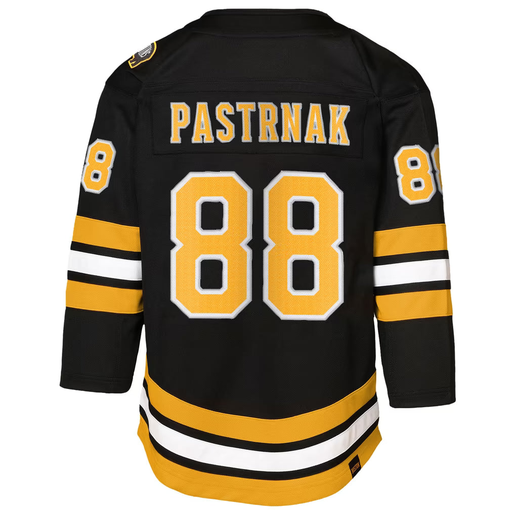 NHL Youth Player Premier Jersey Home David Pastrnak Bruins