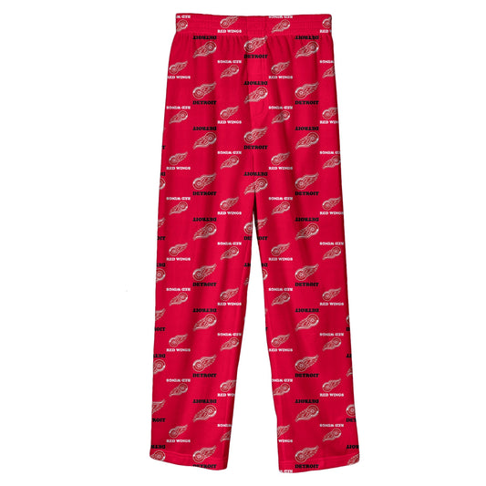 NHL Youth PJ Pants Fleece Red Wings