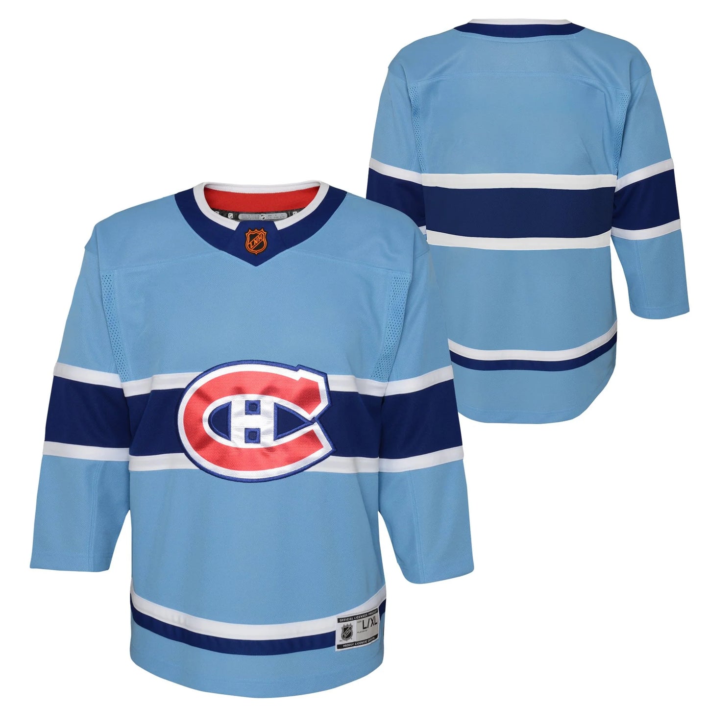 NHL Youth Blank Premier Jersey Reverse Retro 2.0 Canadiens