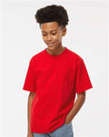 M & O Blank Youth T-Shirt Gold Soft Touch 4850 (Red)