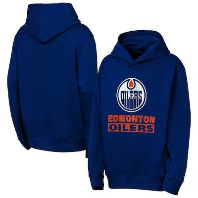 NHL Youth Hoodie Back to Basics Oilers