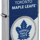 NHL Zippo Lighter Street Chrome Maple Leafs
