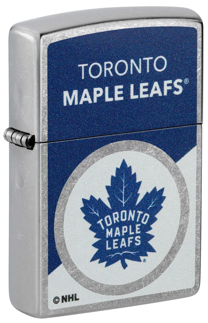 NHL Zippo Lighter Street Chrome Maple Leafs