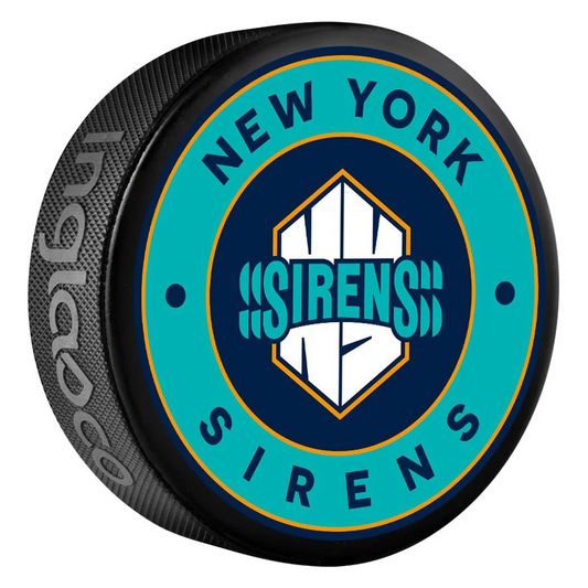 PWHL Official Souvenir Puck New York Sirens