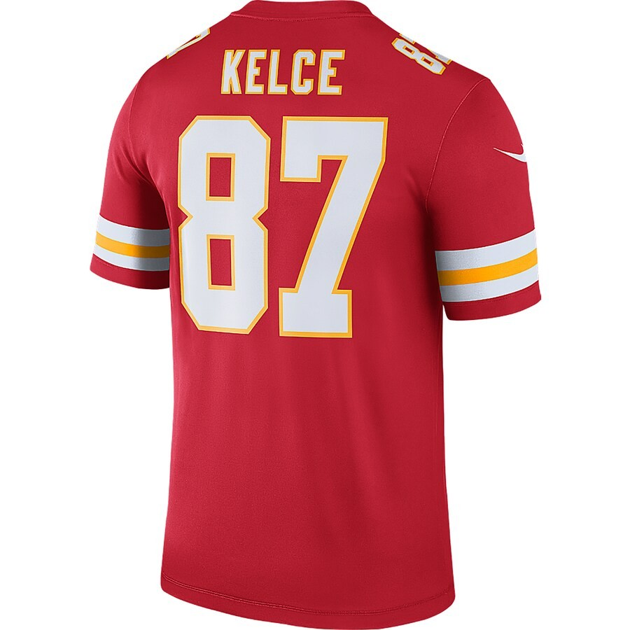 NFL Player Legend Color Rush Jersey Home Travis Kelce Chiefs