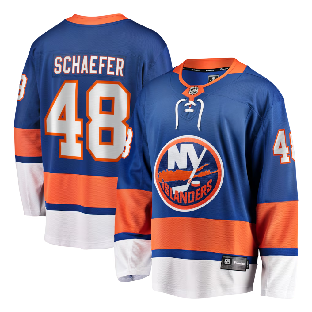 NHL Player Replica Breakaway Jersey Home Matthew Schaefer Islanders