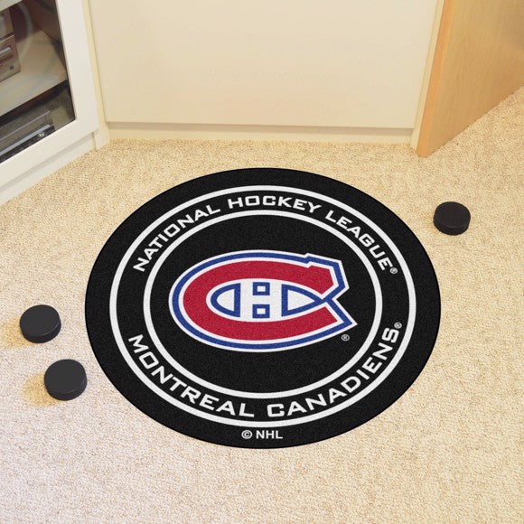 NHL Fan Mat Puck Canadiens