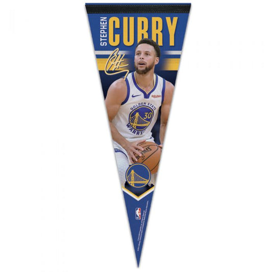 NBA Player Felt Pennant Steph Curry Warriors