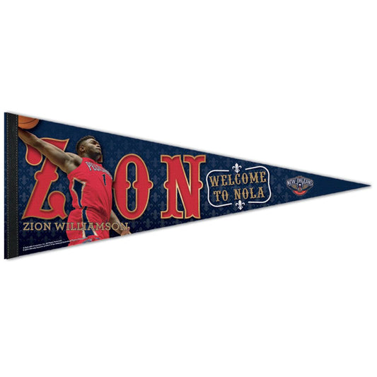 NBA Player Felt Pennant Zion Williamson Pelicans