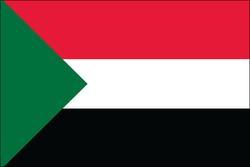 Country Flag 3x5 Sudan