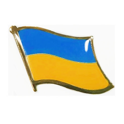 Country Lapel Pin Flag Ukraine