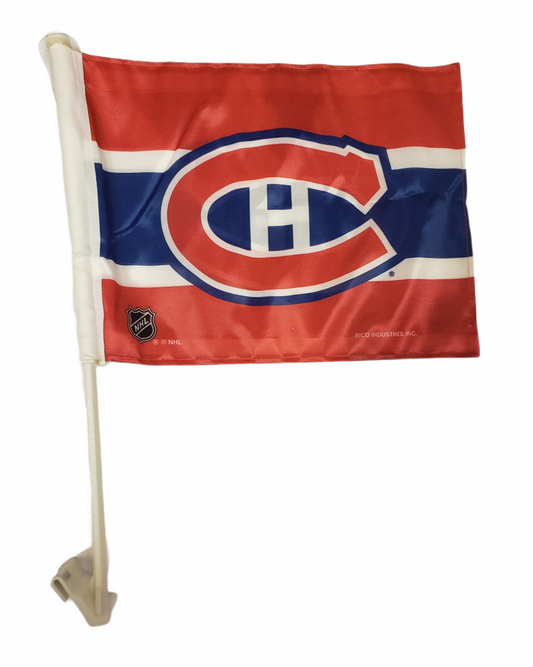 NHL Car Flag 11X15 Canadiens