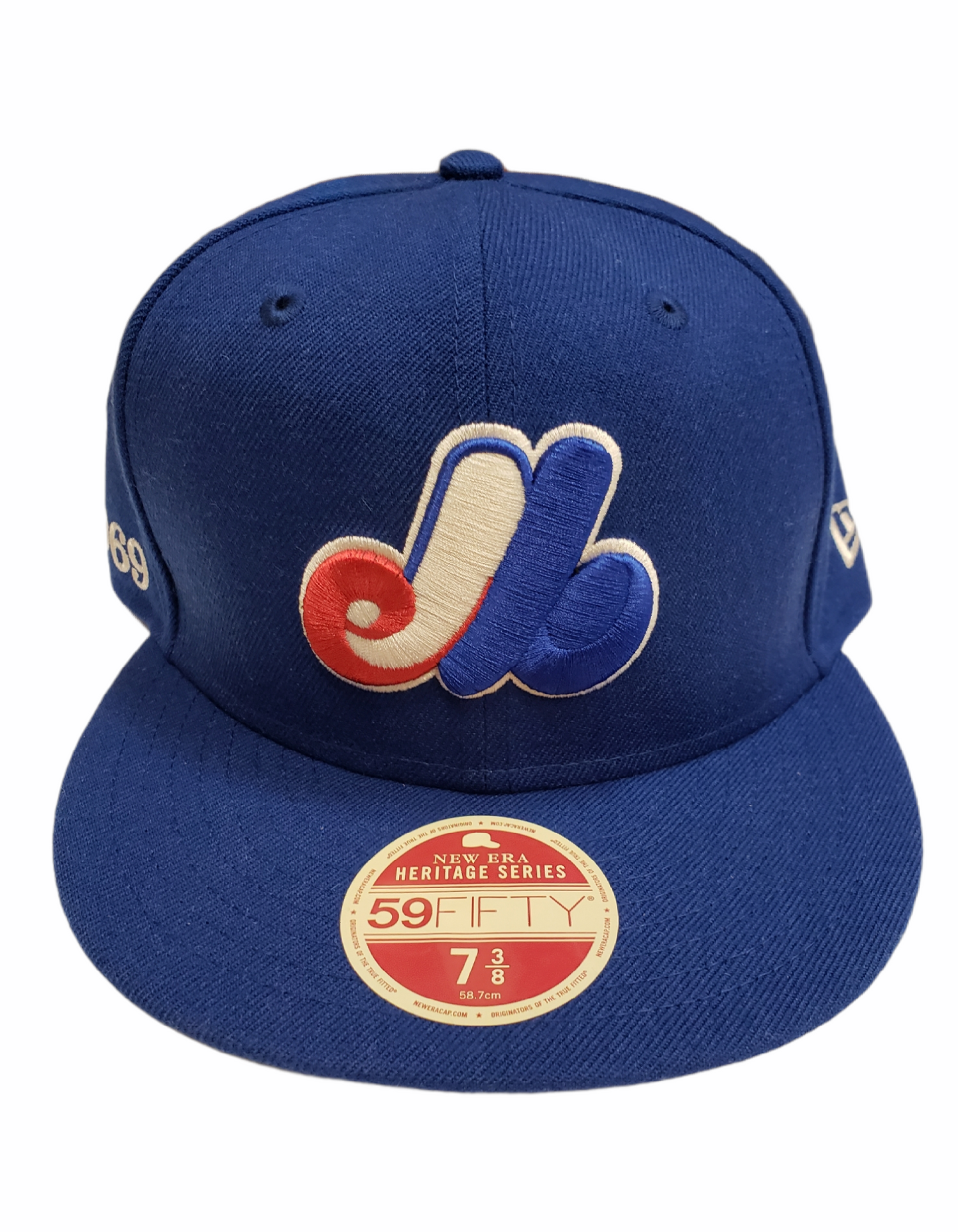 MLB Hat 5950 1969 Cooperstown Wool Expos (Royal Blue)
