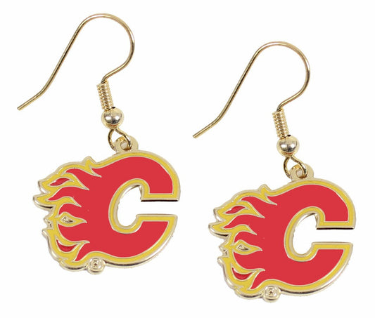 NHL Earrings Flames