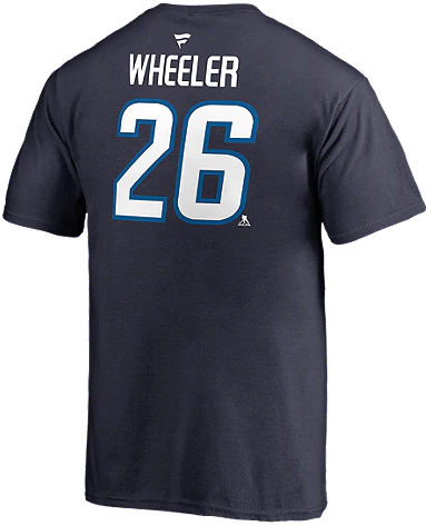 NHL Player T-Shirt Authentic Stack Blake Wheeler Jets