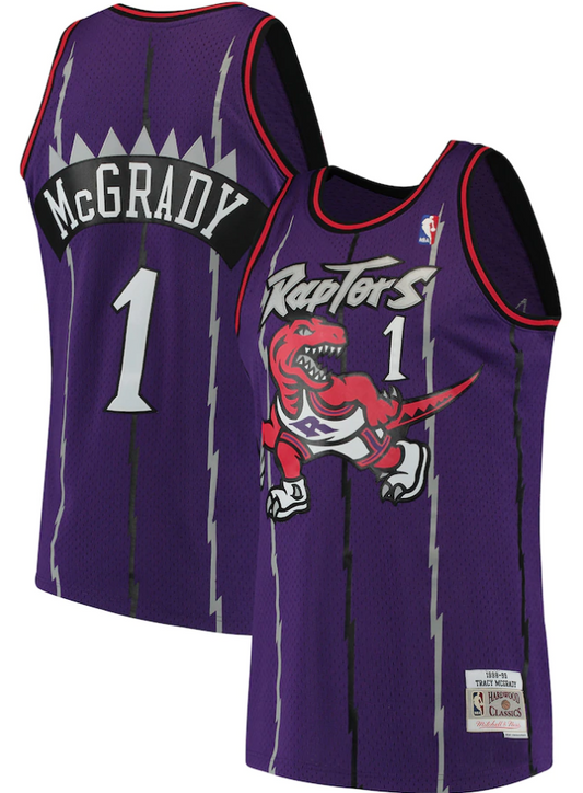 NBA Hardwood Classics Player 1998-99 Swingman Jersey Tracy McGrady Raptors (Purple)