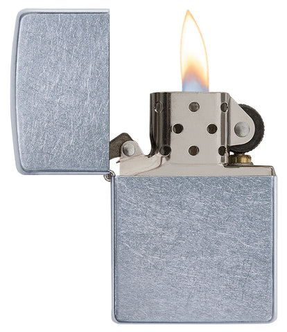 Zippo Lighter Street Chrome Regular