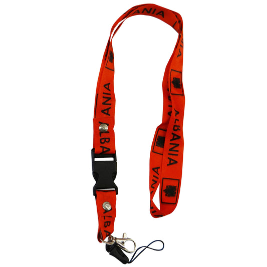 Country Lanyard Albania (Red)