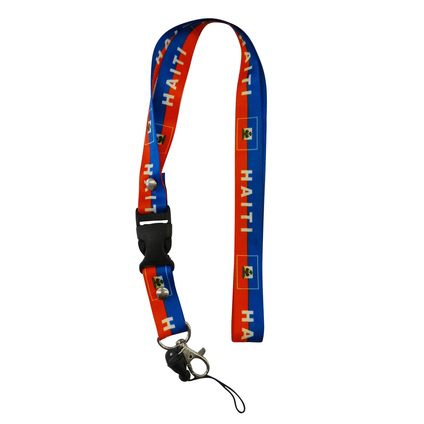 Country Lanyard Haiti (Blue and Red)