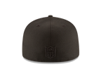 NFL Hat 5950 Blackout Raiders