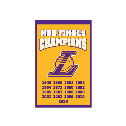 NBA Champions Banner Lakers