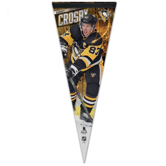 NHL Player Felt Pennant Sidney Crosby Penguins