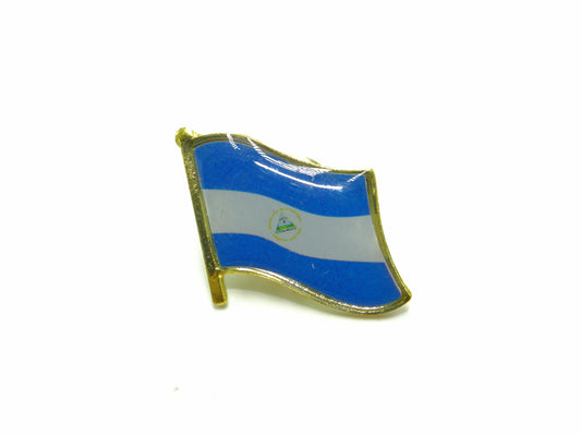 Country Lapel Pin Flag Nicaragua