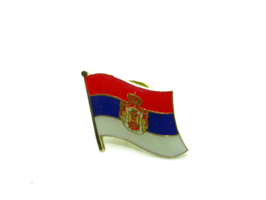 Country Lapel Pin Flag Serbia