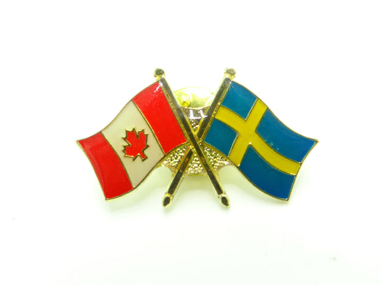 Country Lapel Pin Friendship Sweden