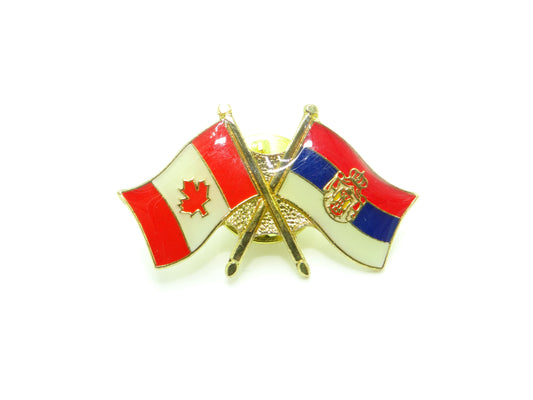 Country Lapel Pin Friendship Serbia