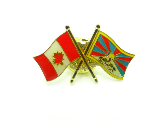 Country Lapel Pin Friendship Tibet
