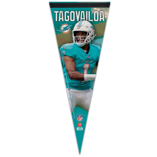 NFL Player Felt Pennant Tua Tagovailoa Dolphins