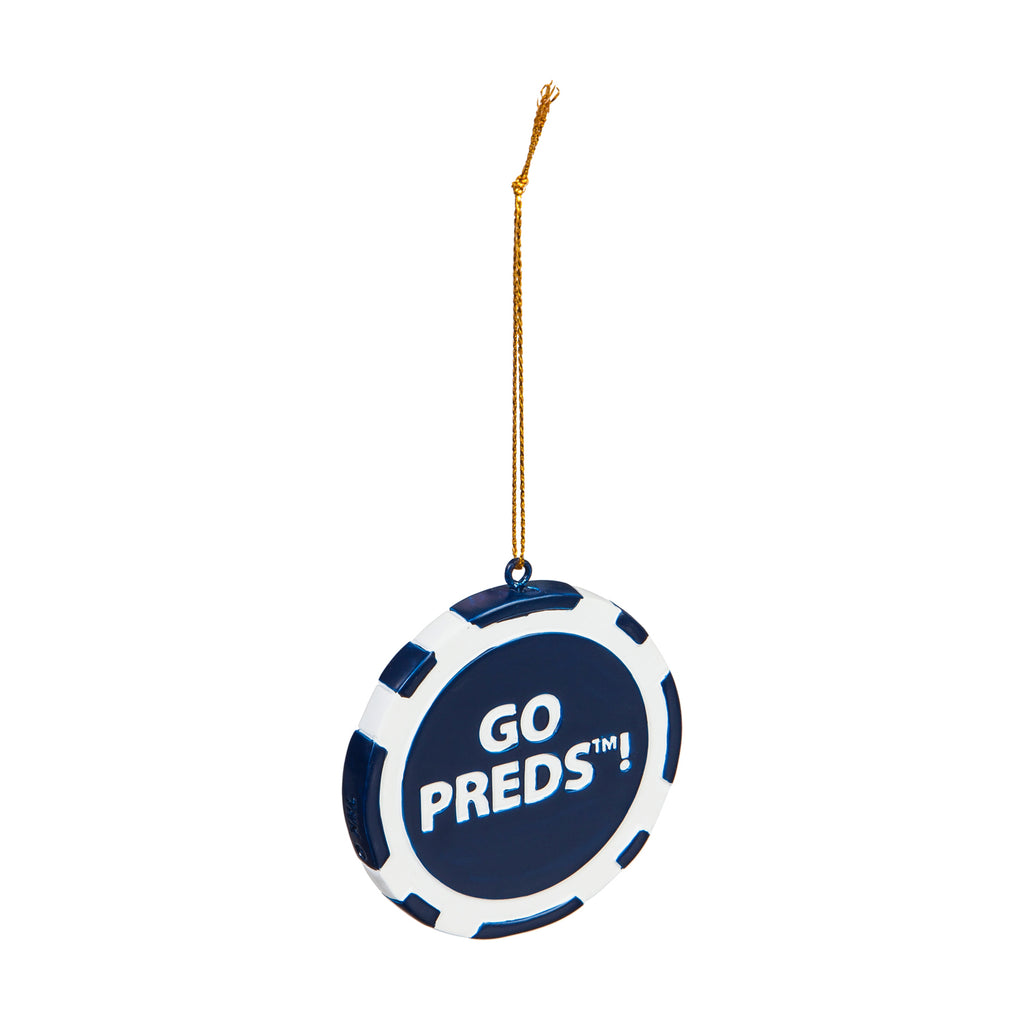 NHL Ornament Game Chip Predators