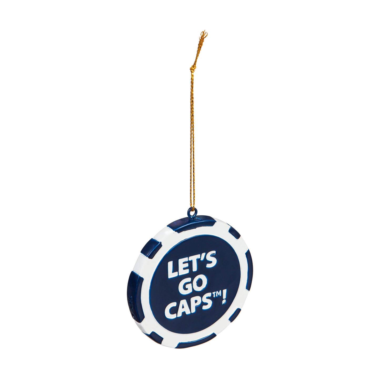 NHL Ornament Game Chip Capitals