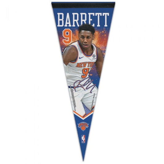 NBA Player Felt Pennant RJ Barrett Knicks