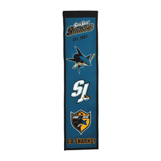 NHL Heritage Banner Sharks