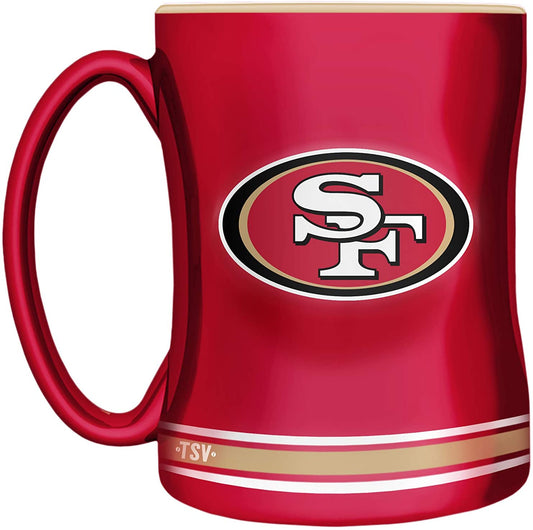 NFL Coffee Mug Sculpted Relief 49ers