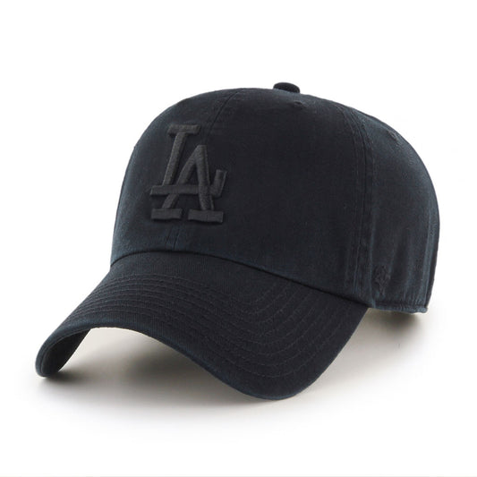 MLB Hat Clean Up Black On Black Dodgers