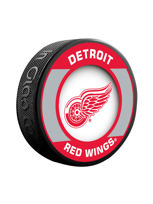 NHL Puck Retro Red Wings