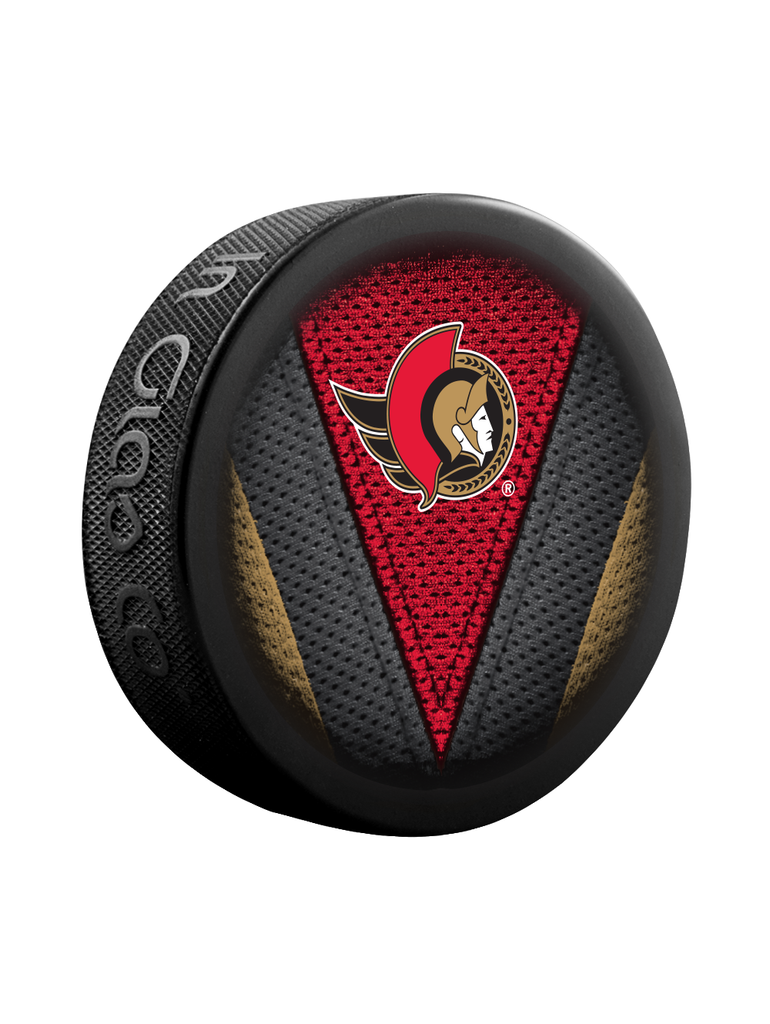 NHL Puck Stitch Senators