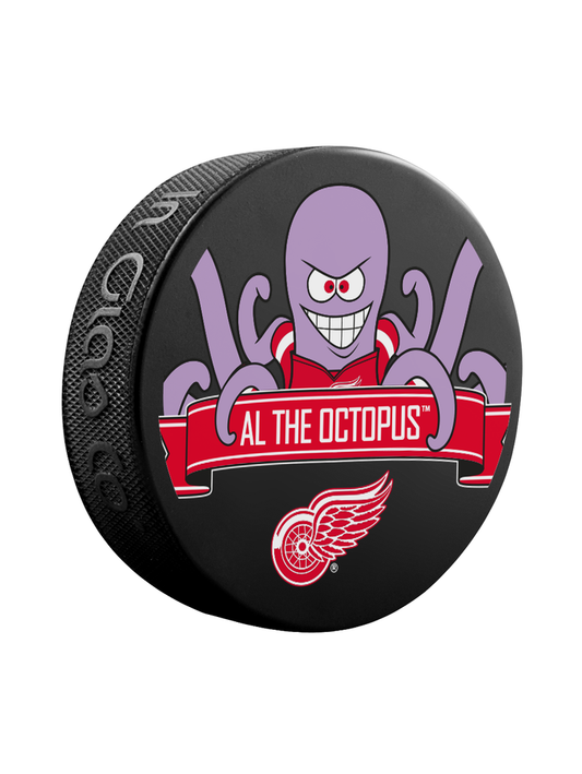 NHL Puck Mascot Red Wings