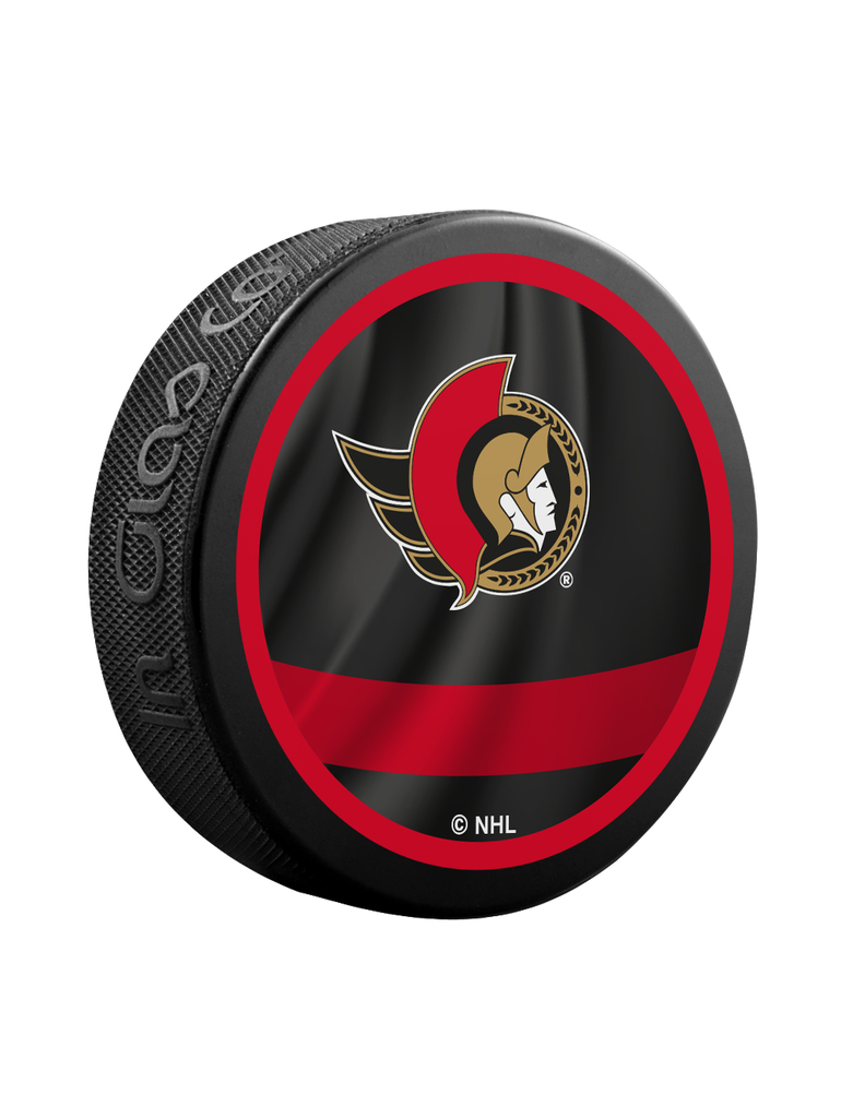 NHL Puck Reverse Retro Senators