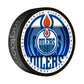 NHL Puck Souvenir Collector Medallion Oilers