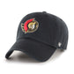 NHL Hat Clean Up Basic Senators (Black)