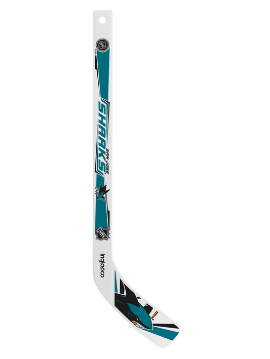 NHL Mini Stick Breakaway Sharks (White)