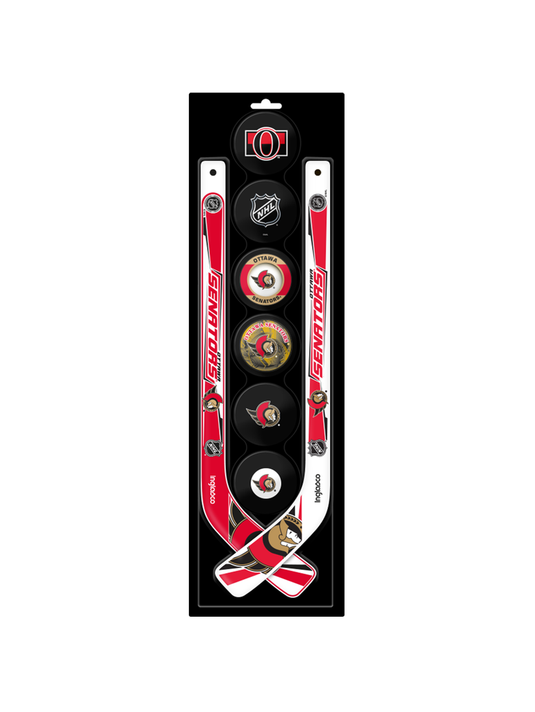 NHL Mini Stick 6 Pack Set Senators