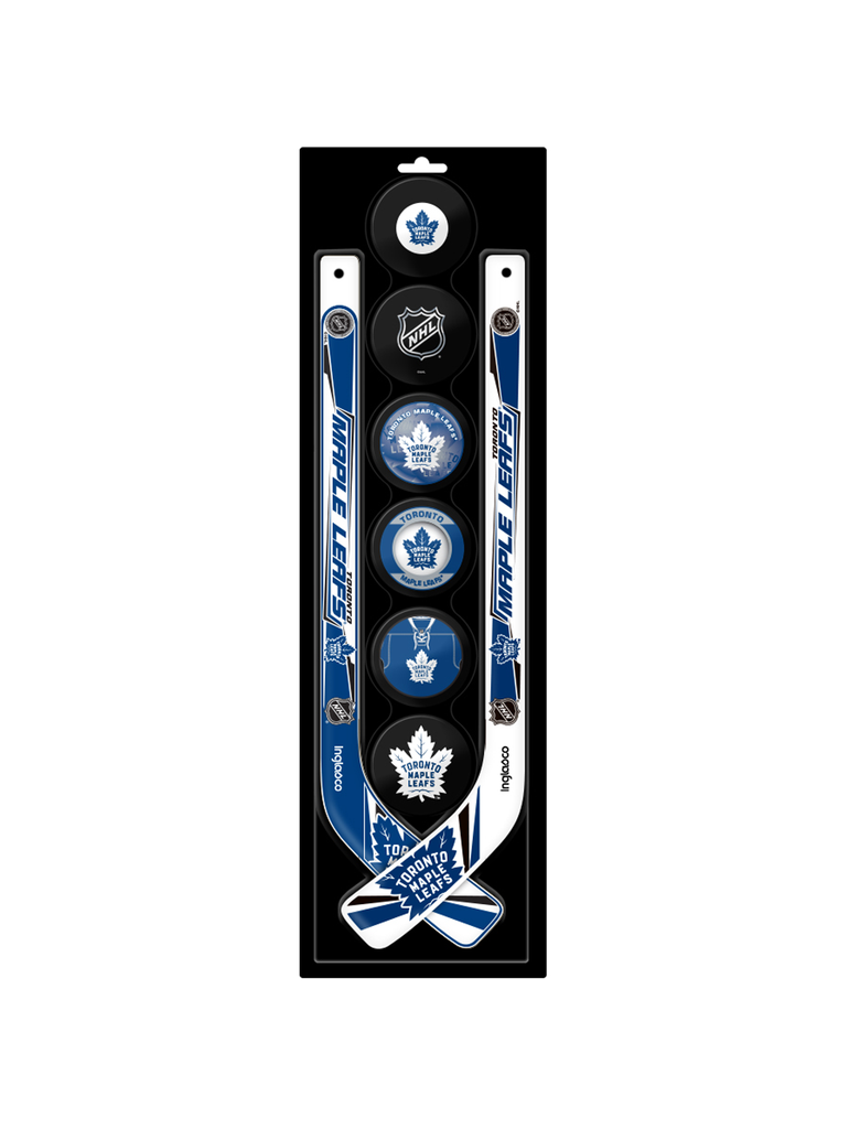 NHL Mini Stick 6Pack Set Maple Leafs