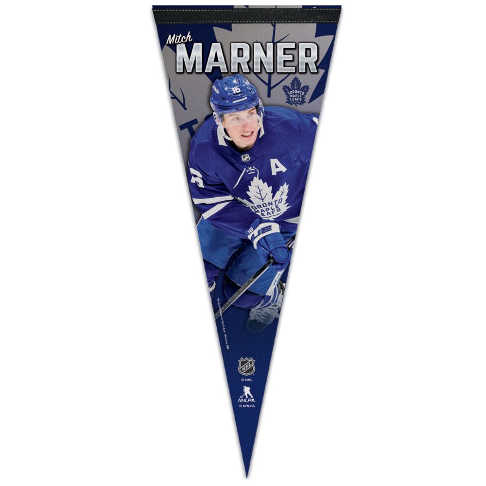 NHL Player Felt Pennant Mitch Marner Maple Leafs
