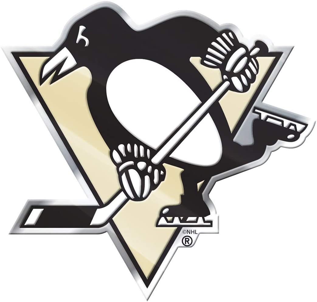 NHL Emblem Color Metal Penguins